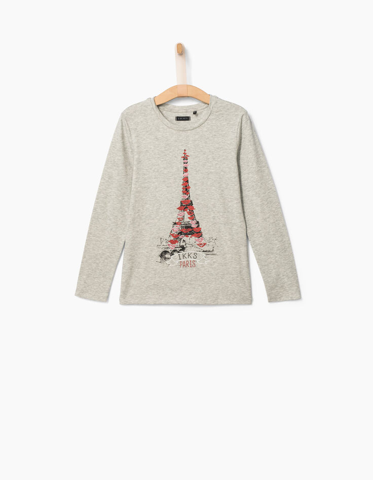 Camiseta torre Eiffel niña-1