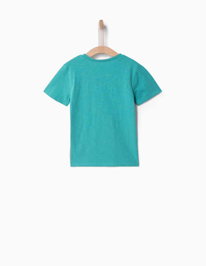 Tee-shirt turquoise Essentiels-2