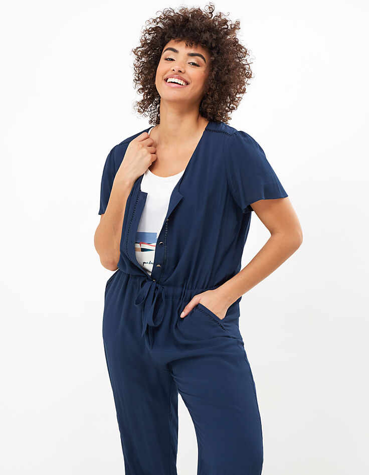 Marineblauer Ajours-Overall I.Code-2 Marineblauer Ajours-Overall I.Code-2