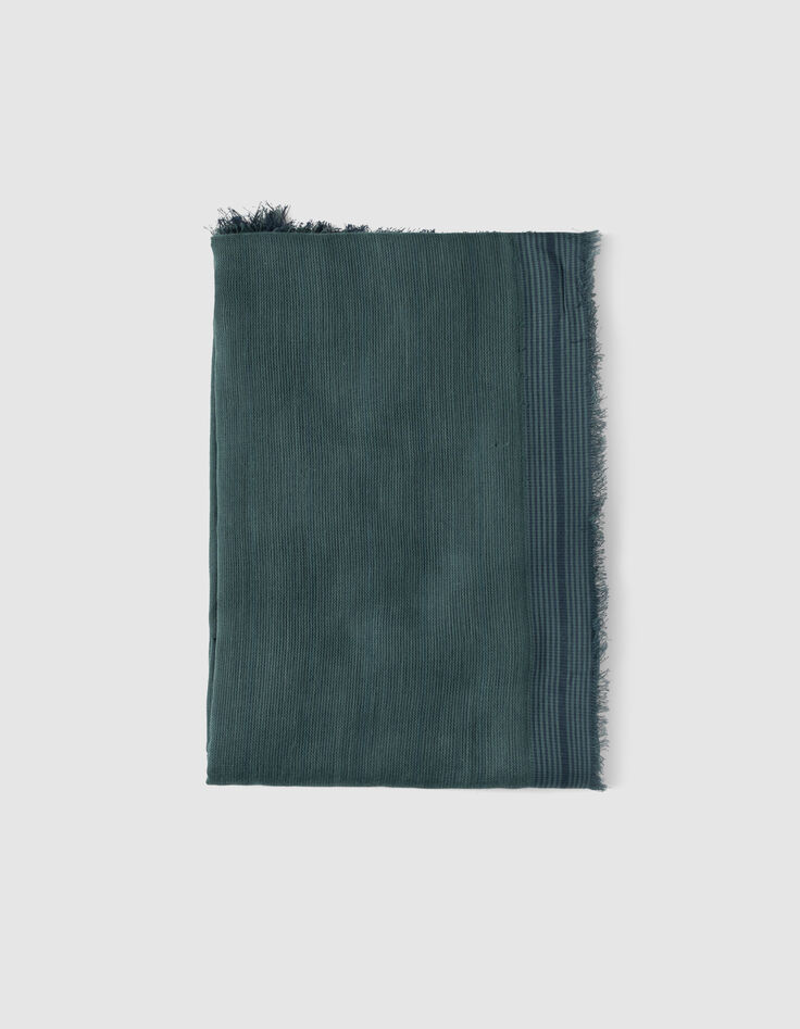Men’s navy double-sided scarf-4
