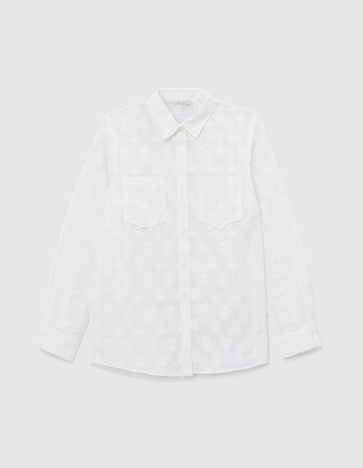 Camisa blanco roto bordados calaveras-4