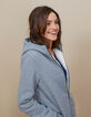 Parka 2 en 1 babery green avec cardigan gris I.Code-2