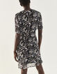 Kurzärmeliges Damenkleid mit Camouflageprint-3
