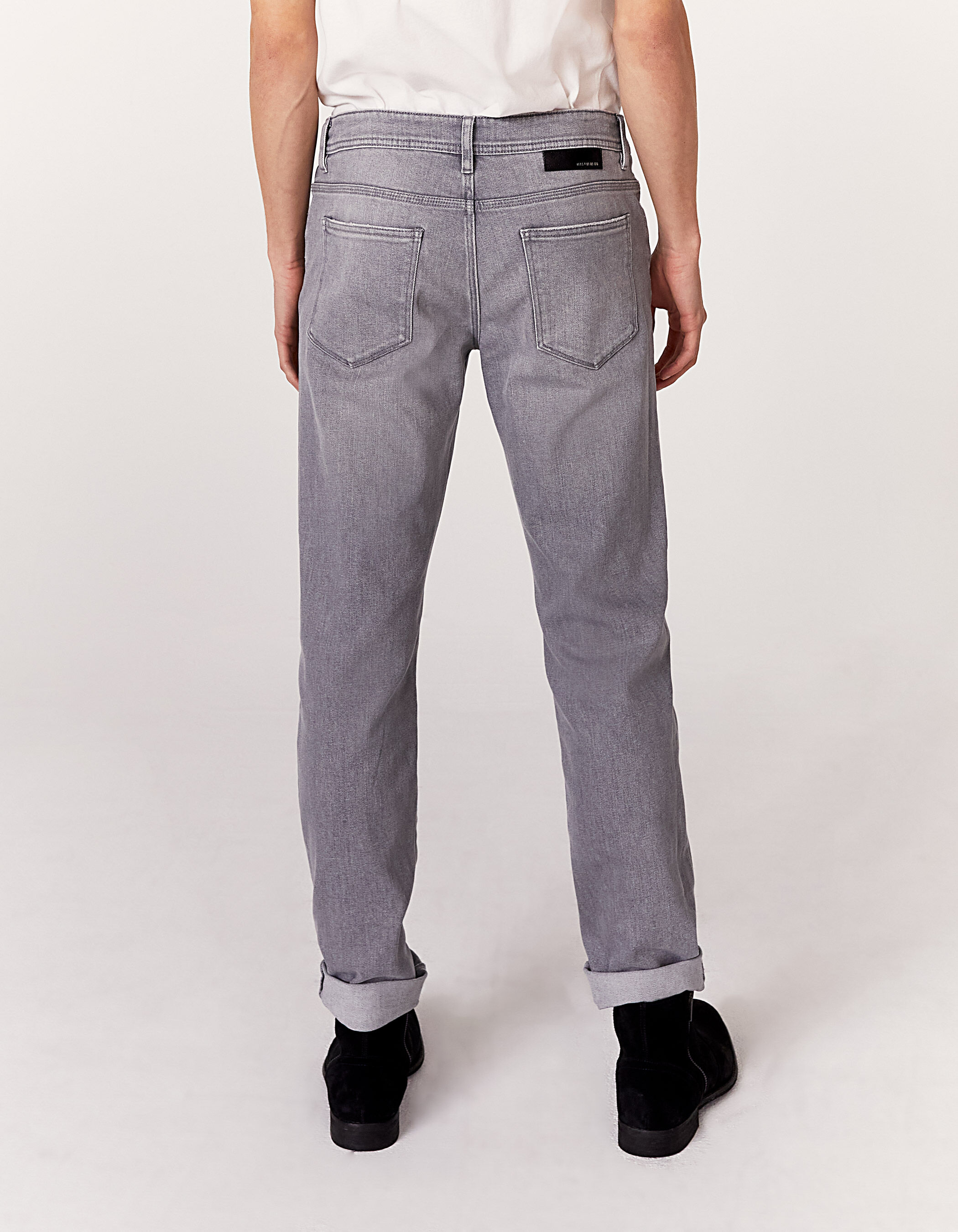 Jean slim gris homme online
