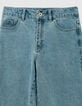 Straight blue jeans for girl-2