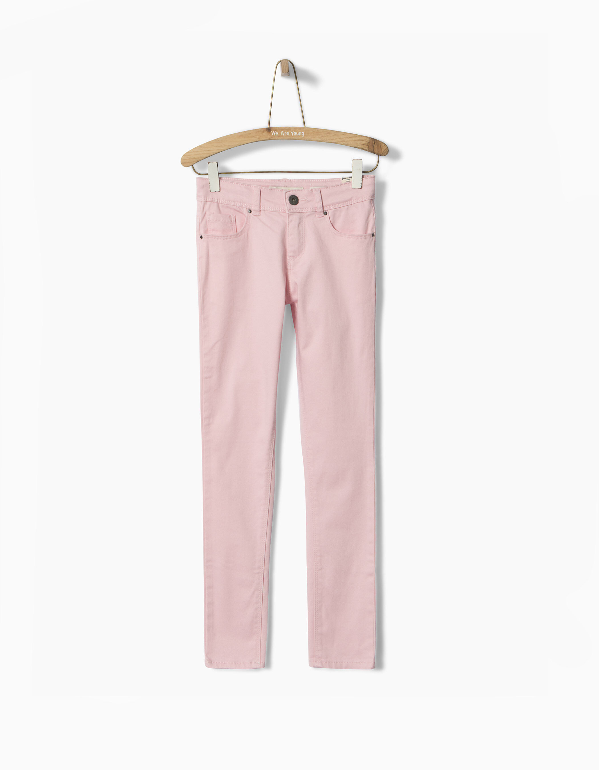 Girls pink online skinny jeans