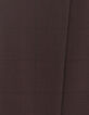 Men’s plum check TRAVEL SUIT suit trousers-6