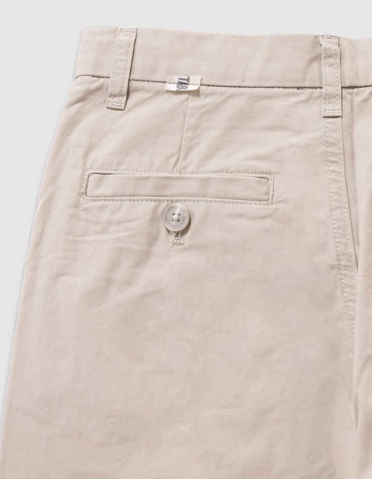 Pantalon chino beige forme loose garçon-6