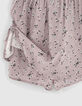 Girls’ violet micro-flower print playsuit-6