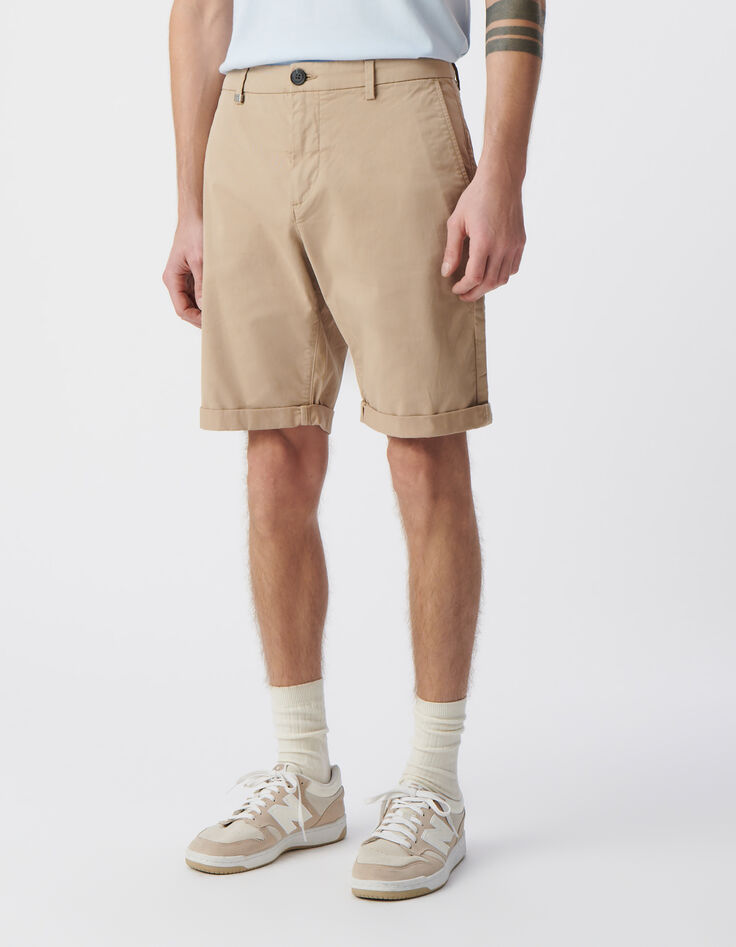 Men’s sand TAPERED CHINO Bermudas-2