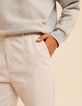 Pantalon droit &eacute;cru esprit battle I.Code-5