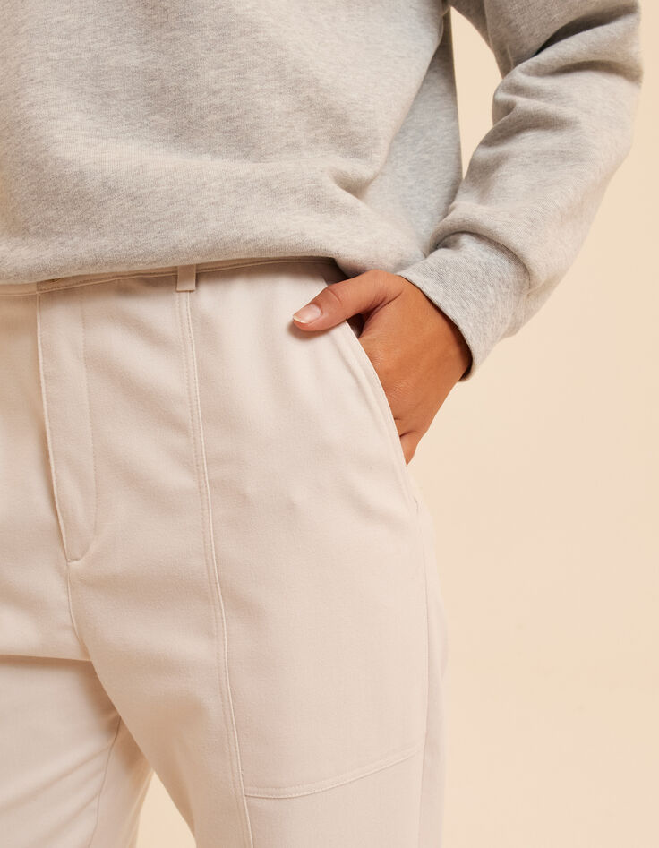 Pantalon droit &eacute;cru esprit battle I.Code-5