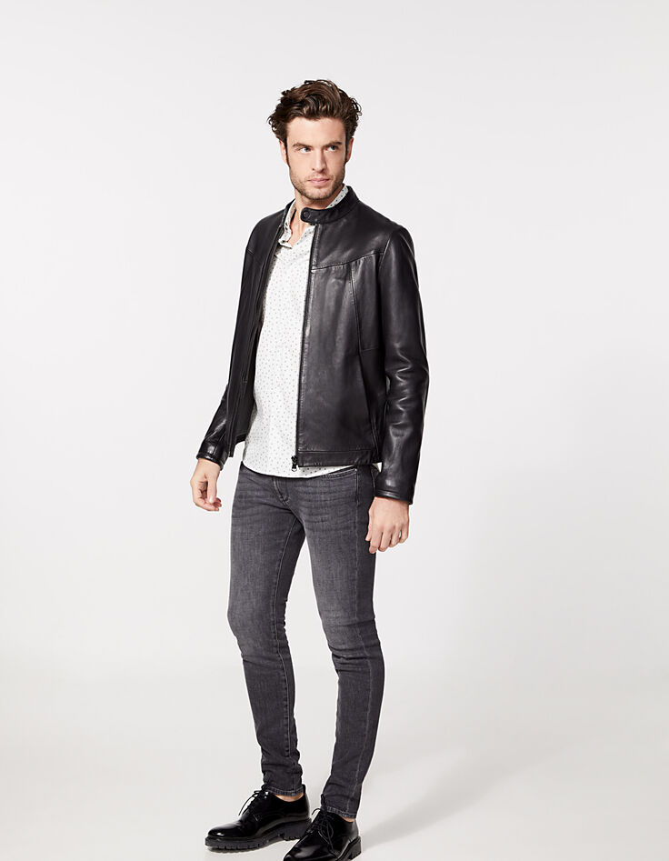 Men’s off white mini peace & love SLIM shirt-6