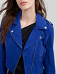 Women’s cobalt suede biker-style jacket-4