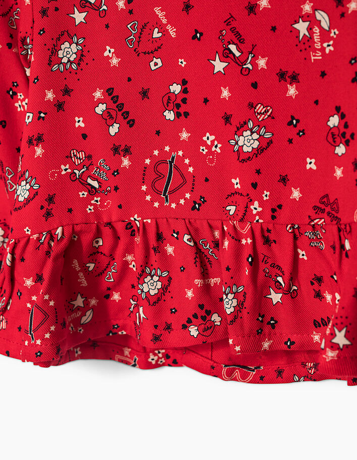 Rode blouse babymeisjes - IKKS