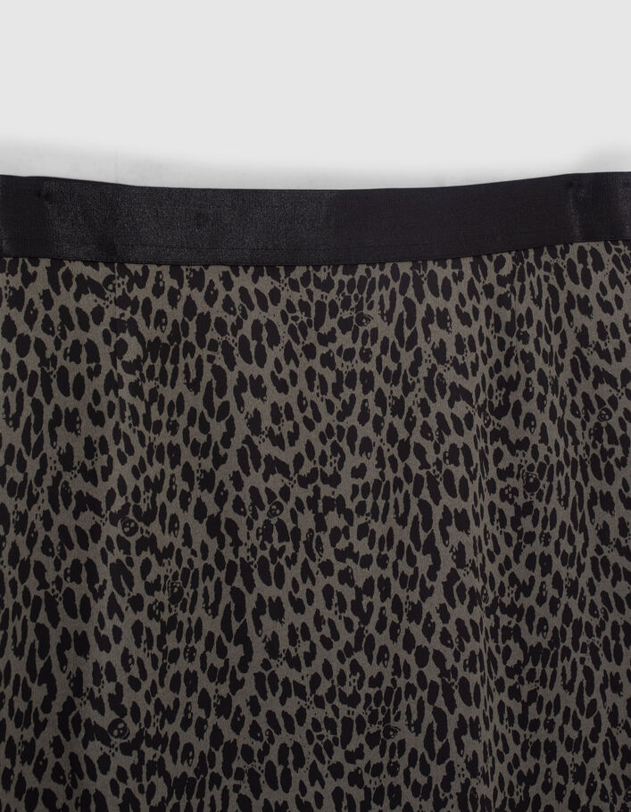Damenbleistiftrock mit Leopardentupfen - IKKS