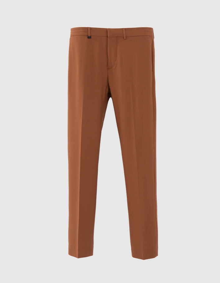 Pure Edition – Men’s cognac suit trousers - IKKS