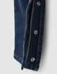 Ensemble salopette en jean et tee-shirt bébé fille-7