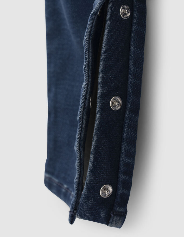 Baby girls’ denim dungarees & T-shirt outfit-8