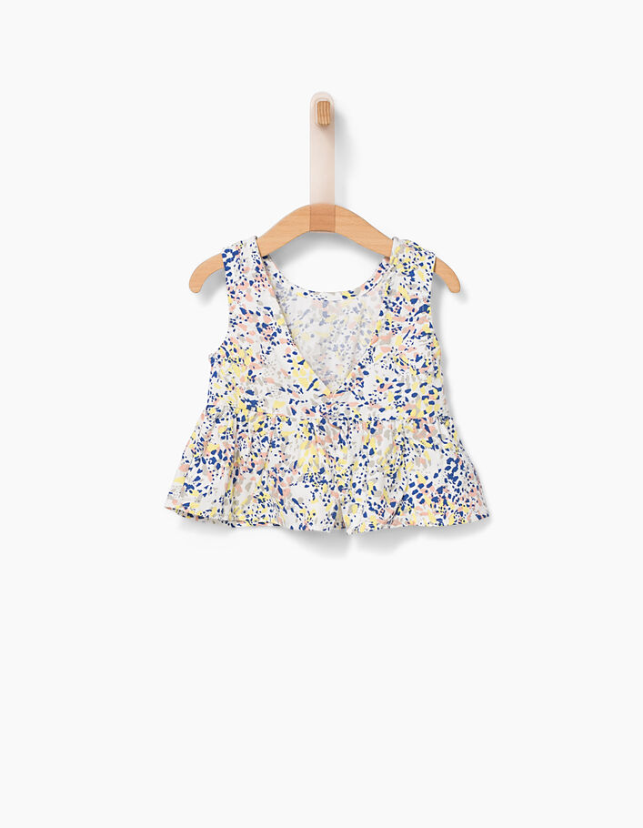 Baby girls' 2-in-1 blouse with printed top - IKKS