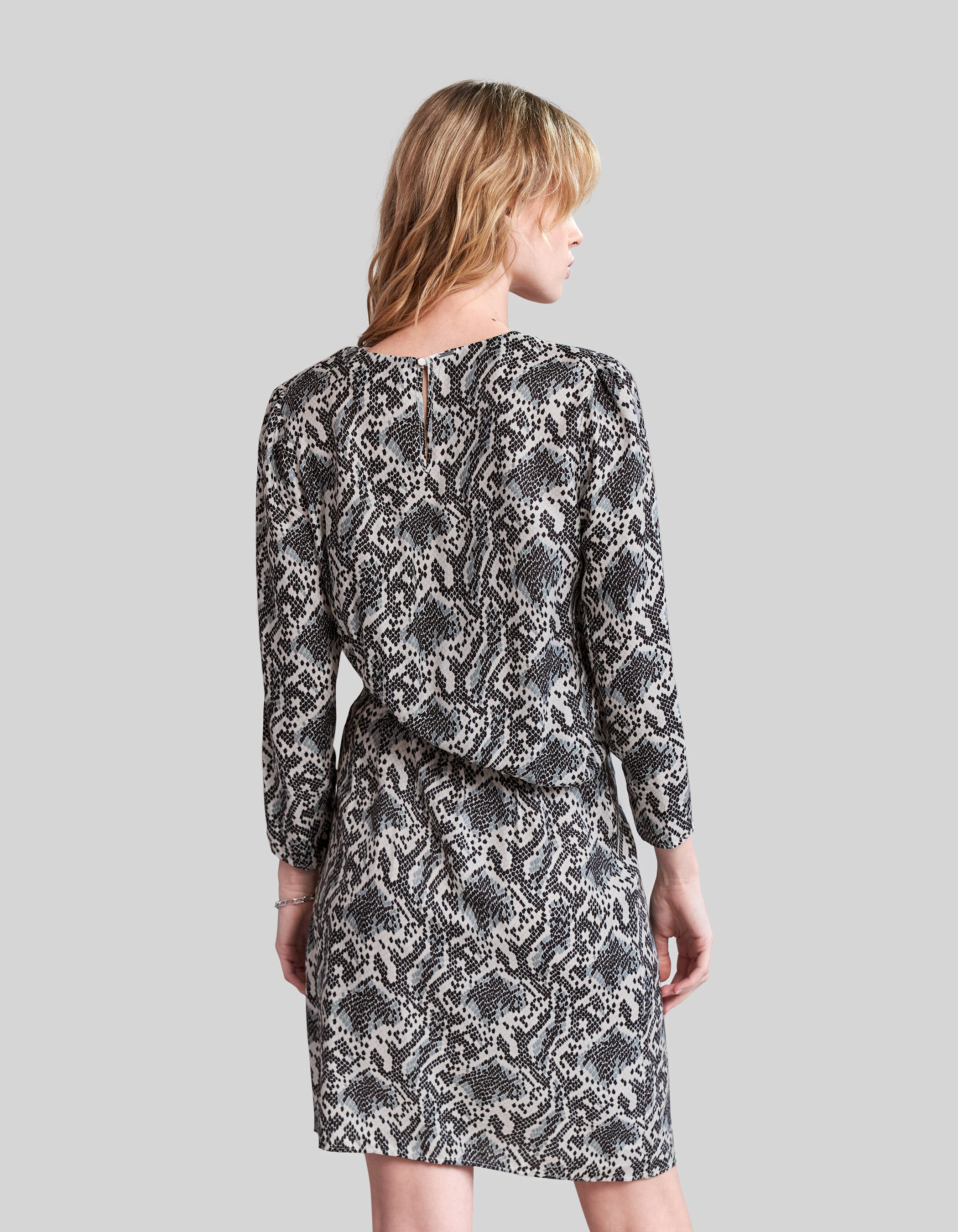 Off white cheap python dress