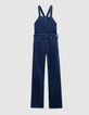Blauwe tuinbroek in jeans bootcut-model Dames-5