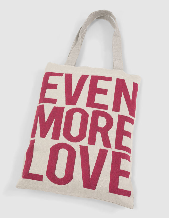 Women’s ecru tote bag made in France-7