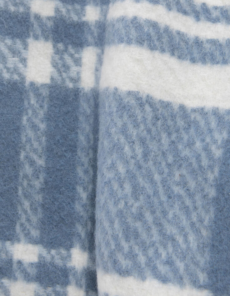 Blau karierte Wolljacke für Jungen mit Futter-8 Blau karierte Wolljacke für Jungen mit Futter-8