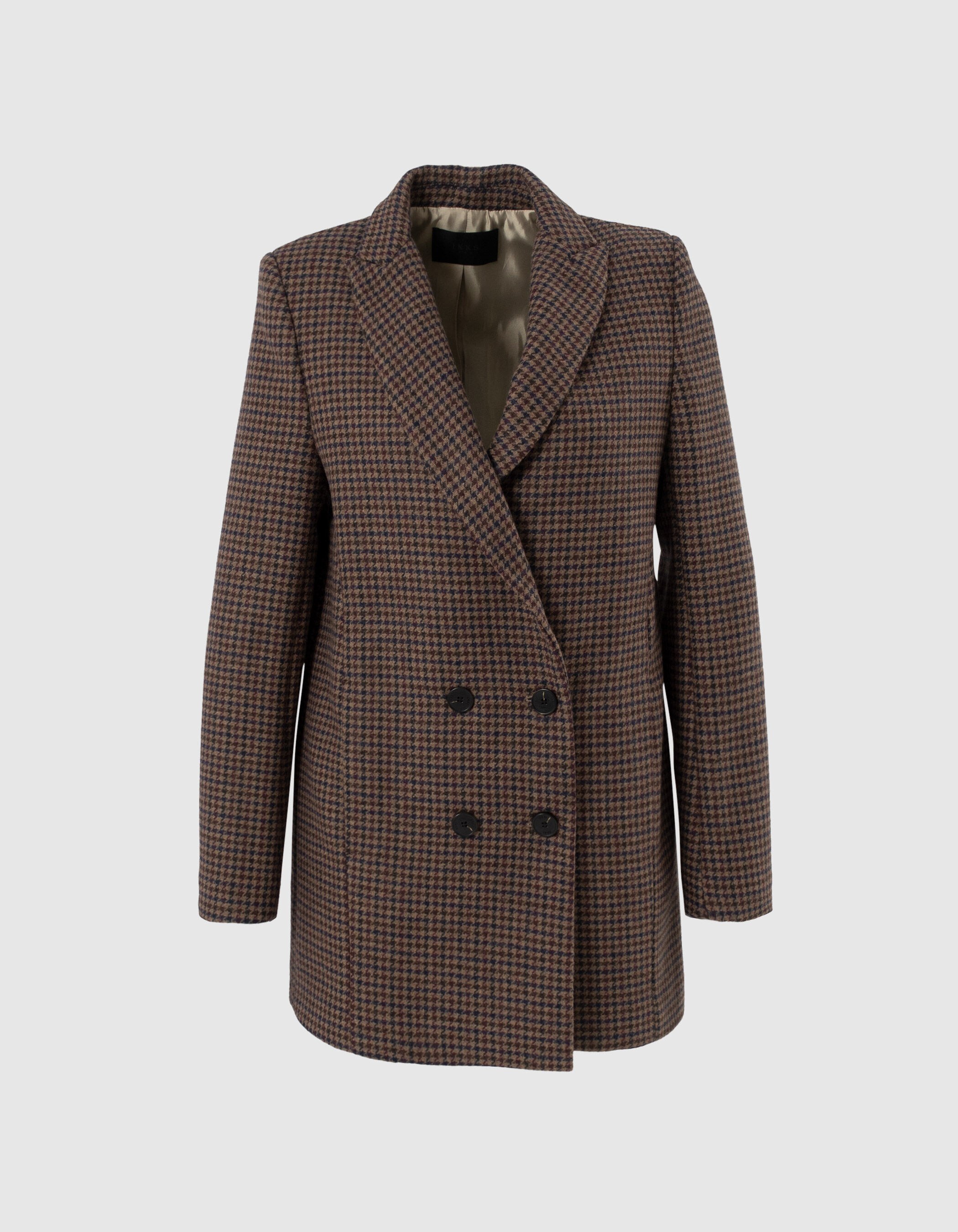 Manteau sesame motif pied de poule couleurs Femme IKKS