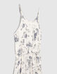 Robe longue blanche Ecovero® à imprimé toile de Jouy fille-7