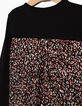 Girls' mixed-material top-6