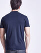 Polo marine col officier Homme-4