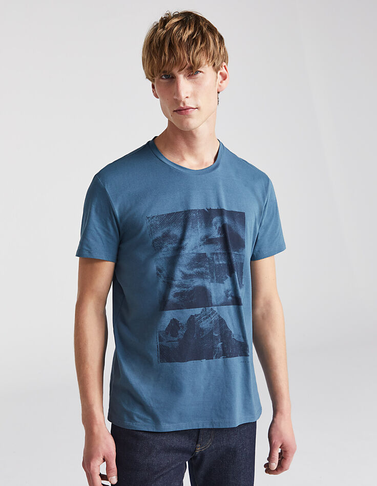 Men's’ glacier landscape T-shirt-1