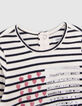 Babym&auml;dchen-Matrosen-T-Shirt, Biobaumwolle, Flaggenmotiv-2