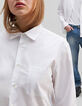 Gender Free – Weiße Unisex-Bluse aus Biobaumwolle-2