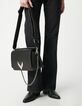 Bolso 111 Romy piel de cordero Chrome Free negro para mujer-6