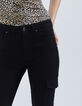 Women’s black combat sculpt-up slim jeans-4
