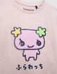 Roze T-shirt bio lovertjes TAMAGOTCHI x IKKS meisjes-3