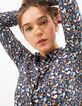 Chemise marine imprimé parasols I.Code-1