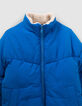 Plumas reversible azul y Sherpa crudo niña-4