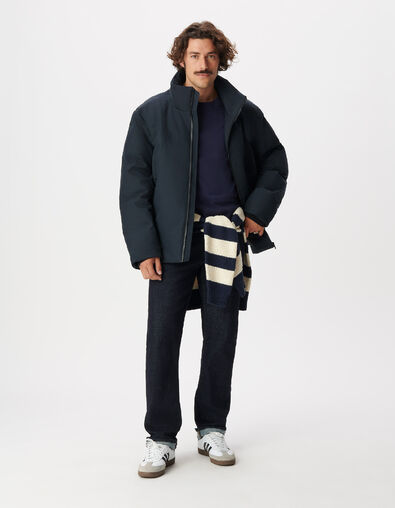 Doudoune marine capuche amovible WATERPROOF Homme - IKKS