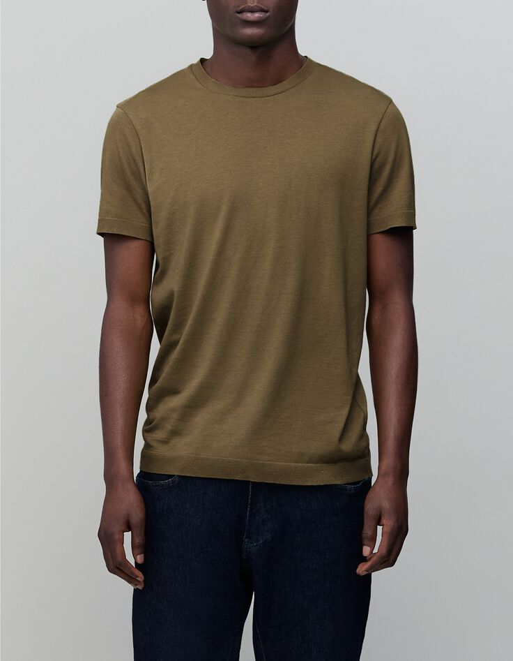 Heren-T-shirt katoen-modalmix-2