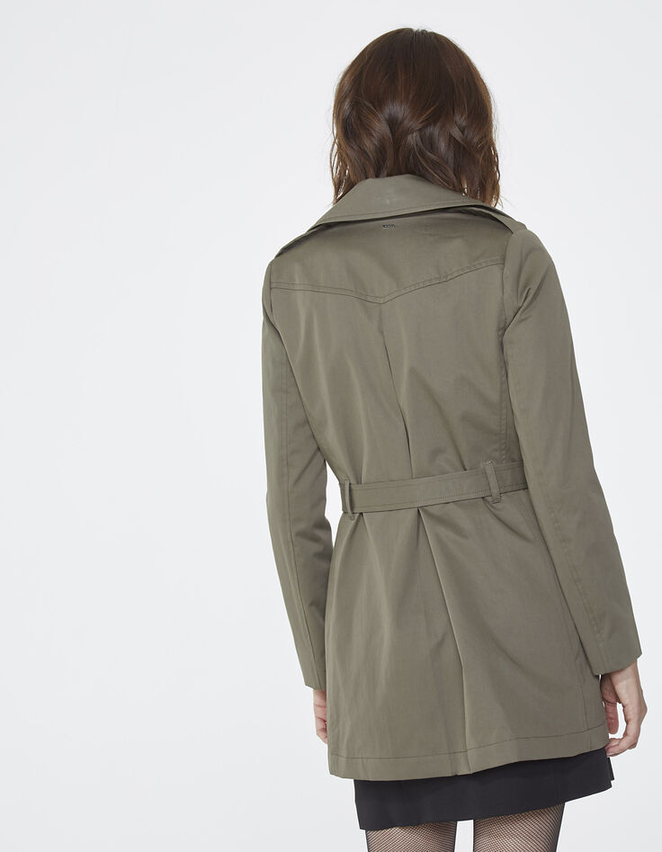 Women's short trench coat-2