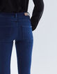 Women’s blue Cosy Fleece 7/8 slim jeans-3