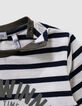 Baby boys’ striped T-shirt and trousers outfit-6
