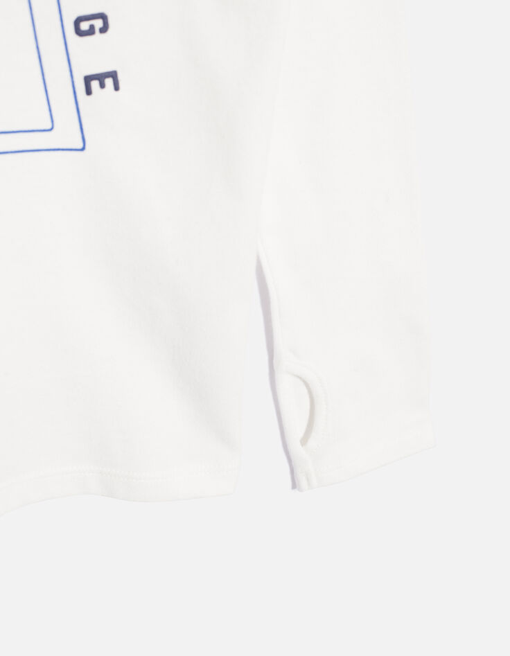 Camiseta blanca niño-4