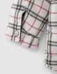 Baby boys’ grey/check reversible overshirt-6