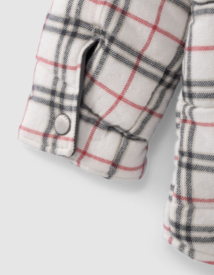 Baby boys’ grey/check reversible overshirt-6