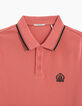 Polo rose indien homme-3