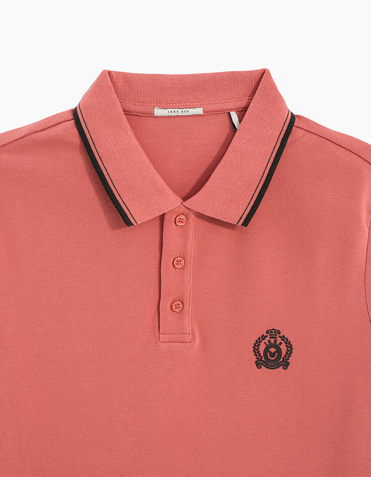 Polo rose indien homme-3 Polo rose indien homme-3